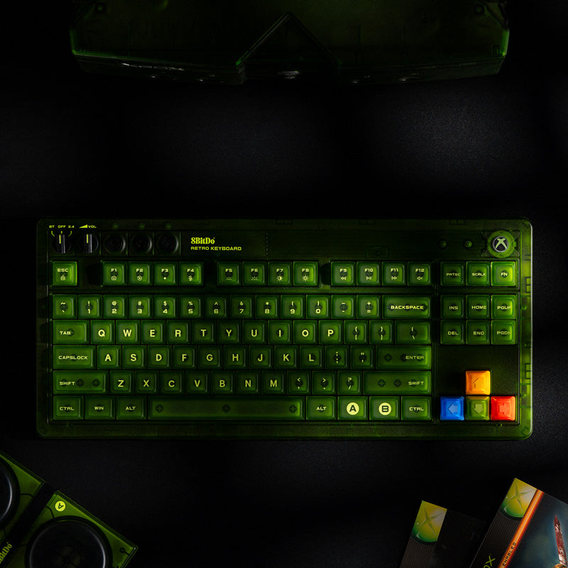 8BitDo Retro 87 Mechanical Keyboard - Xbox Edition image 3